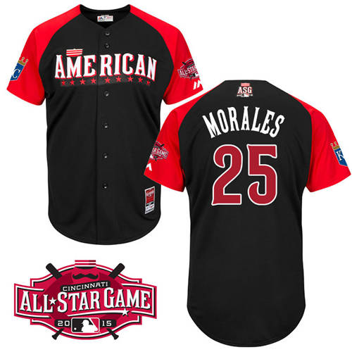 American League Authentic #25 Morales 2015 All-Star Stitched Jersey